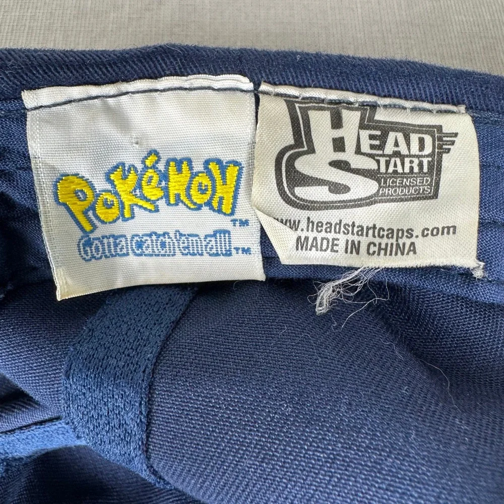 Pokeman head navy vintage